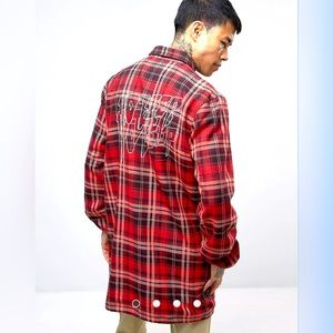 10.Deep Flannel Long Coach’s Jacket (L)